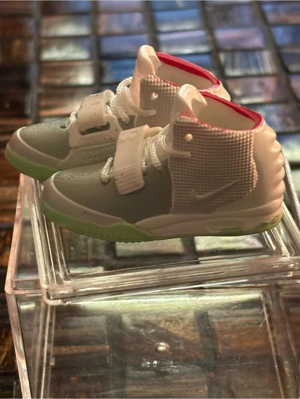NIKE AIR YEEZY ACTION FIGURE TOY SNEAKERS COLLECTIBLE.